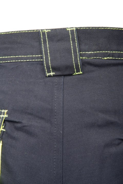 SPODNIE DO PASA GRANAT/ŻÓŁTY - Granat/Żółty 110