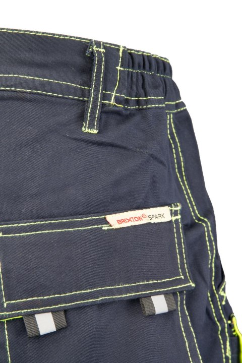 SPODNIE DO PASA GRANAT/ŻÓŁTY - Granat/Żółty 110