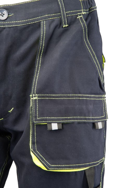SPODNIE DO PASA GRANAT/ŻÓŁTY - Granat/Żółty 110