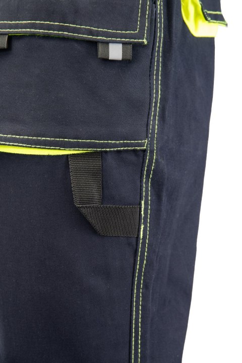 SPODNIE DO PASA GRANAT/ŻÓŁTY - Granat/Żółty 110