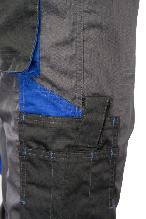 SPODNIE OGRODNICZKI TOPAZ STAL - Stalowy 56