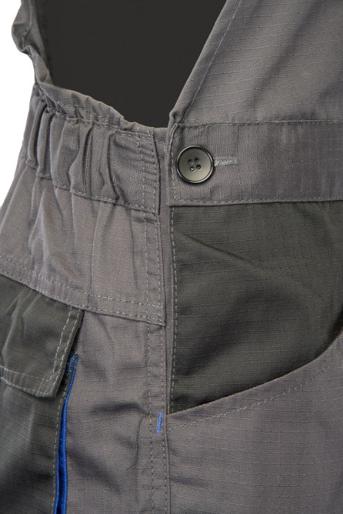 SPODNIE OGRODNICZKI TOPAZ STAL - Stalowy 58