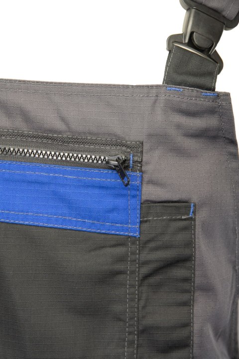 SPODNIE OGRODNICZKI TOPAZ STAL - Stalowy 58