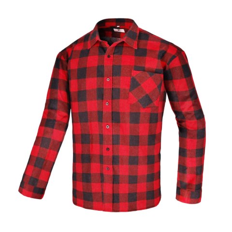 KOSZULA FLANELOWA FLANCO CZERWONA ROZM. 39