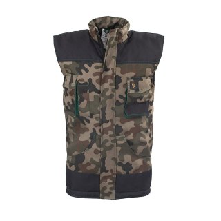 BEZRĘKAWNIK OCIEPLANY PROMAN 260 MORO ZIELONY ROZM. 54