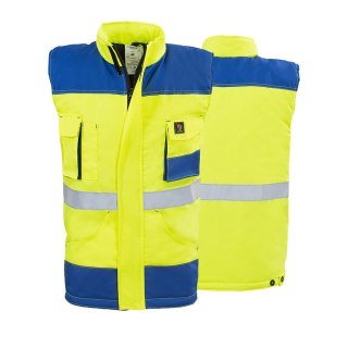 BEZRĘKAWNIK OCIEPLANY PROMAN 260 ŻÓŁTY HV ROZM. 52