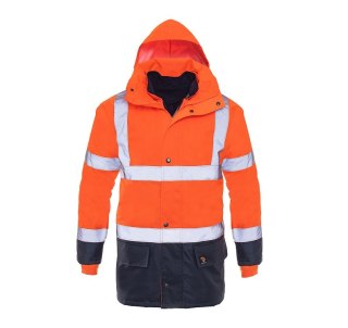 PROLUMO 5IN1 KURTKA OCIEPLANA POMARAŃCZOWA HVP