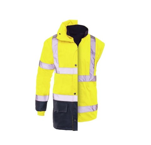 PROLUMO 5IN1 KURTKA OCIEPLANA ŻÓŁTA HV ROZM. M