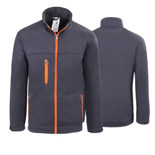 SOFTSHELL KURTKA SZARA ROZM. XXL