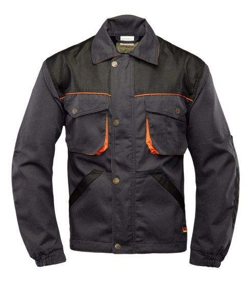 BLUZA - Grafit/Pomarańcz 44