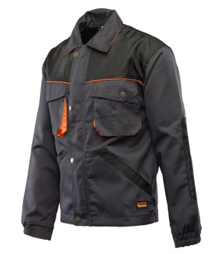 BLUZA - Grafit/Pomarańcz 44