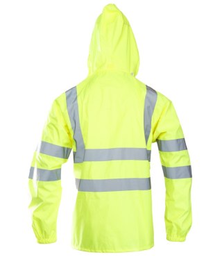 FLASH KURTKA POLIESTER/PU - Żółty 3XL.