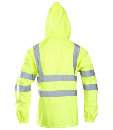 FLASH KURTKA POLIESTER/PU - Żółty XL