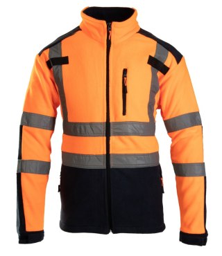POLAR Z PASAMI ODBLASK. KAT. 2 Klasa 2 BF04 - Pomarańczowy XL