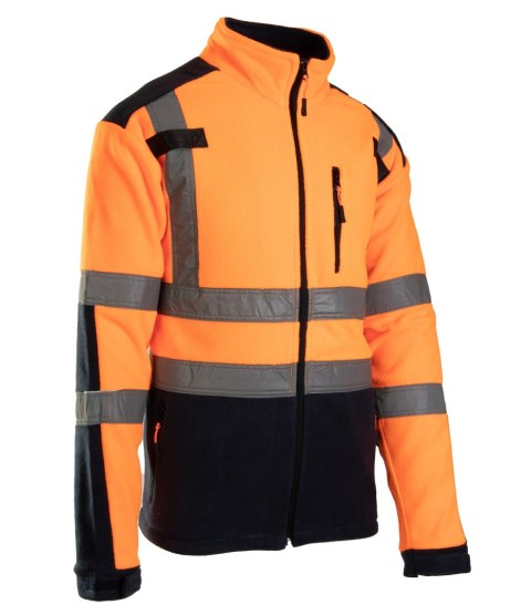 POLAR Z PASAMI ODBLASK. KAT. 2 Klasa 2 BF04 - Pomarańczowy XL