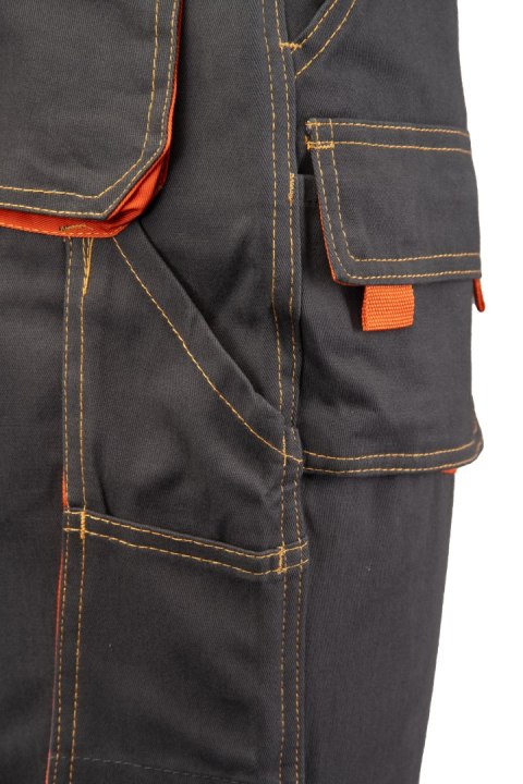 SPODNIE DO PASA CIEMNA STAL - C.Stal 110