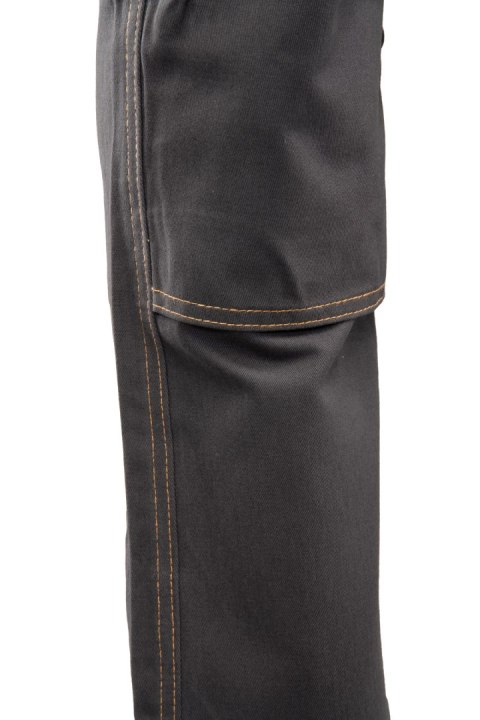 SPODNIE DO PASA CIEMNA STAL - C.Stal 110