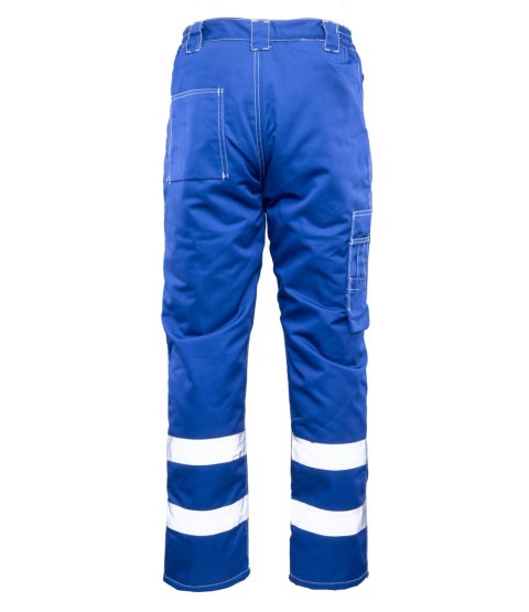 SPODNIE DO PASA Z PASAMI ODBLASK - Niebieski/odbask M