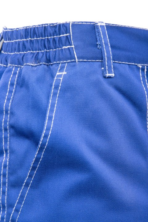 SPODNIE DO PASA Z PASAMI ODBLASK - Niebieski/odbask M