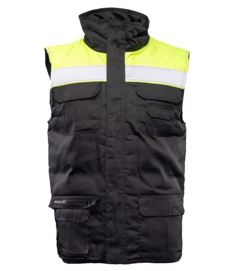 KAMIZELKA BRASS VISION PLUS - żółto-czarny S