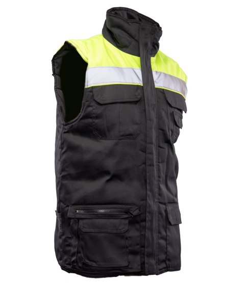 KAMIZELKA BRASS VISION PLUS - żółto-czarny S