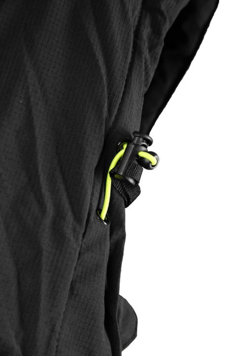 KURTKA SAFE CZARNA - Czarny/Żółty XL