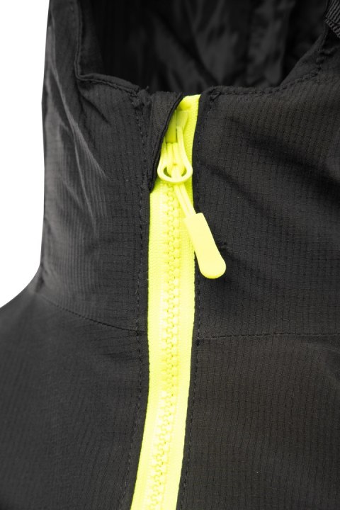 KURTKA SAFE CZARNA - Czarny/Żółty XL