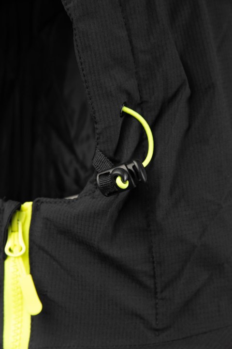 KURTKA SAFE CZARNA - Czarny/Żółty XL