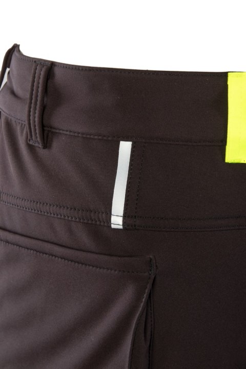 RIVAL SPODNIE SOFTSHELL OCIEPLANE CZARNY/ŻÓŁTY - Czarny-Żółty(cy) S