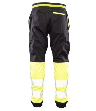 FLASH JOGGER SPODNIE SKF03Y CZARNY/ŻÓŁTY KAT II - Czarny-Żółty(cy) 5XL.