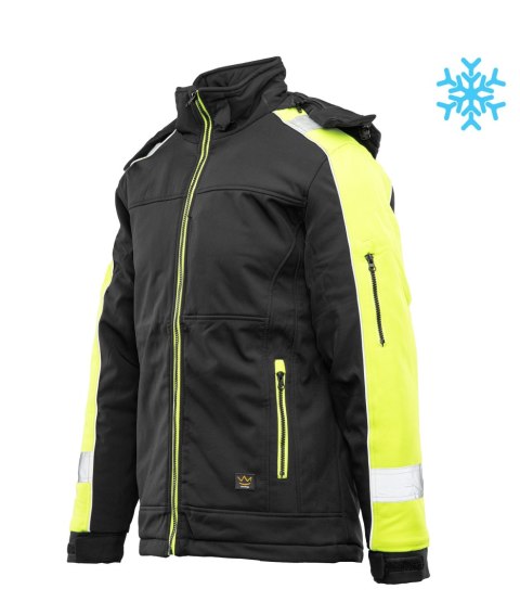 OCIEPLANY SOFTSHELL RIVAL ŻÓŁTY - Żółty (_y) XL