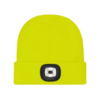 CZAPKA ZIMOWA AKRYLOWA DZIANA LED YELLOW
