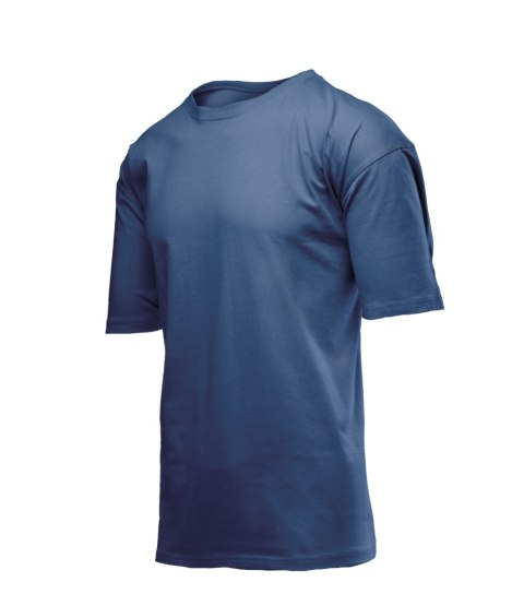 KOSZULKA BAWEŁNA GRANAT - Granatowy XL