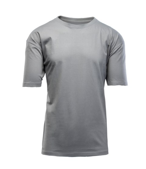 KOSZULKA BAWEŁNA SZARY - Stalowy 2XL.