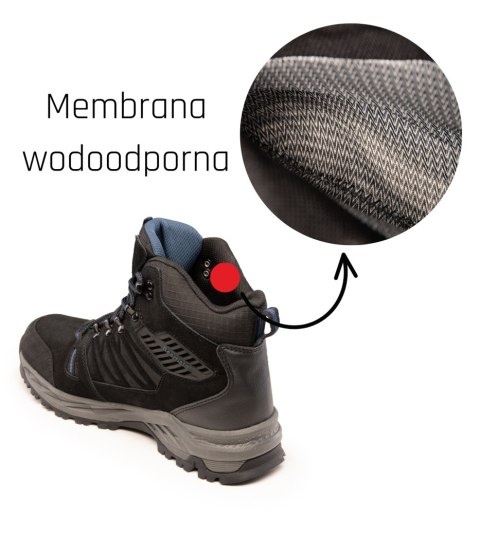 TRZEWIK BEARFIELD X TRAIL TRZEWIK O6 SR FO - CN - czarny/niebieski 38