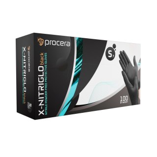 X-NITRIGLO BLACK RĘKAWICE NITRYLOWE CZARNE 100 SZT ROZM. XL