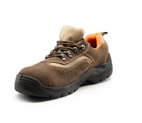 PÓŁBUT ZAMSZ BRĄZ. S1-P SRC - __ 36