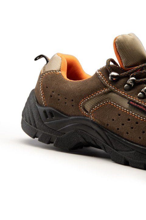 PÓŁBUT ZAMSZ BRĄZ. S1-P SRC - __ 36