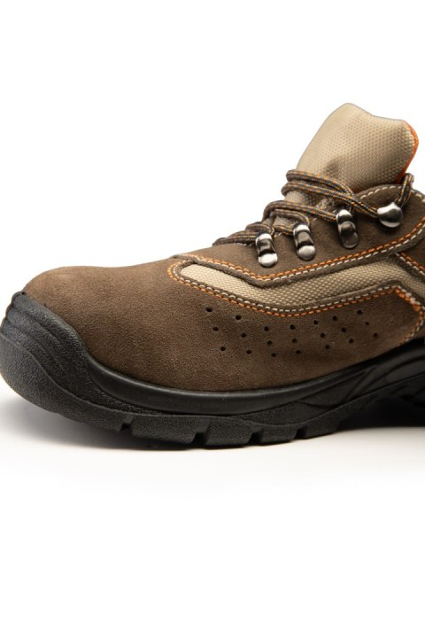 PÓŁBUT ZAMSZ BRĄZ. S1-P SRC - __ 38