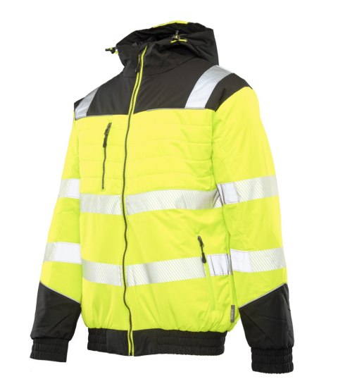 KURTKA SAFE ŻÓŁĆ BHVS01 - Żółty L