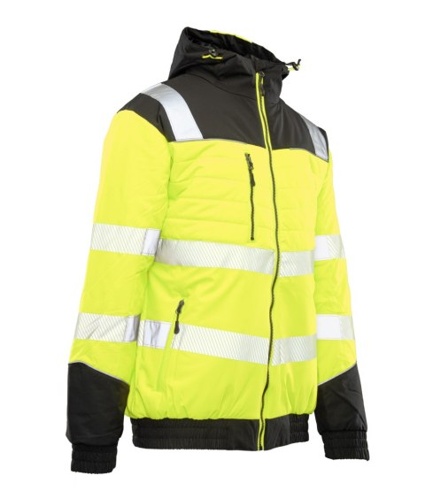 KURTKA SAFE ŻÓŁĆ BHVS01 - Żółty L