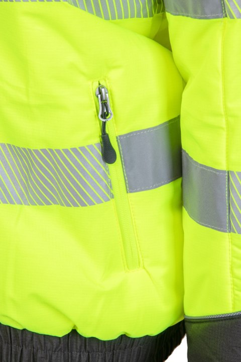 KURTKA SAFE ŻÓŁĆ BHVS01 - Żółty L