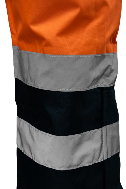 SPODNIE OGRODNICZKI HI-VI - KAT.II KLASA 2 - Pomarańczowy 2XL.