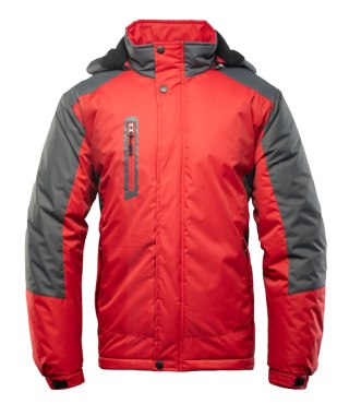 BENEFIT TORRO KURTKA STALOWY/CZERWONY - SC 2XL.