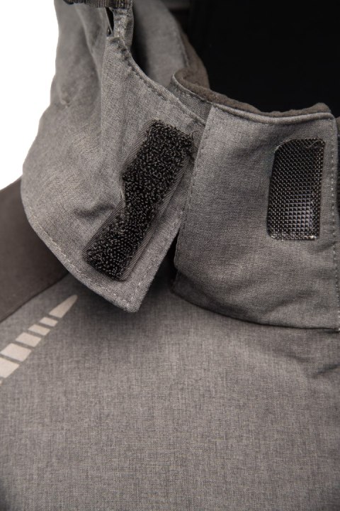 SEVEN KINGS PRO KURTKA STAL/CZERŃ - Stalowy XL