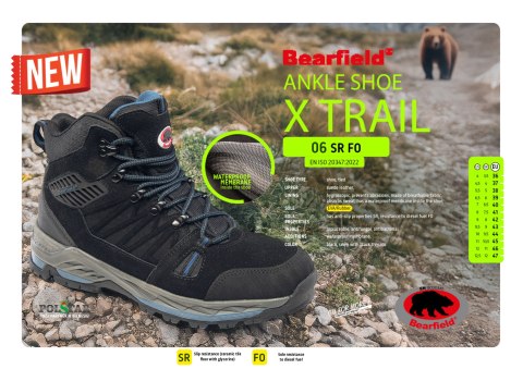 TRZEWIK BEARFIELD X TRAIL TRZEWIK O6 SR FO - CN - czarny/niebieski 47