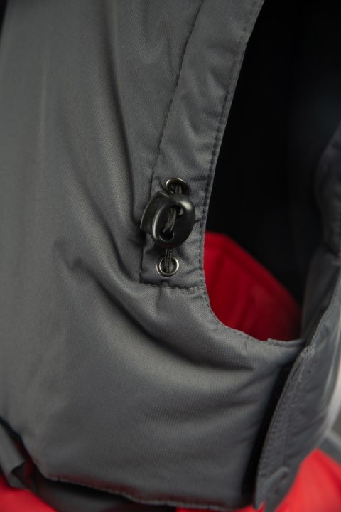 BENEFIT TORRO KURTKA STALOWY/CZERWONY - SC S