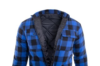 KOSZULA FLANELOWA OCIEPLANA NIEBIESKA ROZM. L