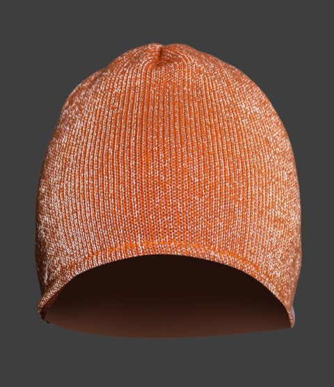 SEVEN KINGS CROSS CZAPKA Z DZIANINY MELANGE POMARAŃCZ - Pomarańczowy uniwersalny