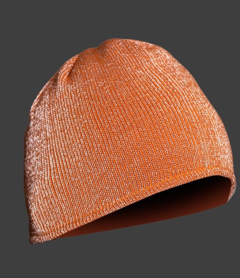 SEVEN KINGS CROSS CZAPKA Z DZIANINY MELANGE POMARAŃCZ - Pomarańczowy uniwersalny